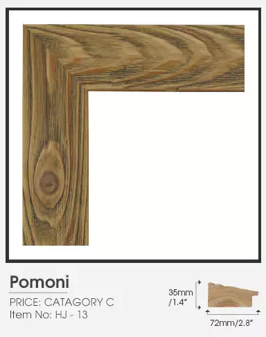 Pomoni category C wood frame.