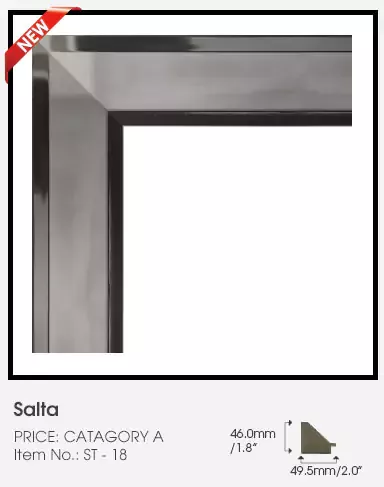 Salta category A silver frame.