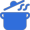blue kitchen icon.