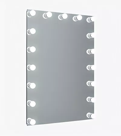 Hollywood lighted mirror.